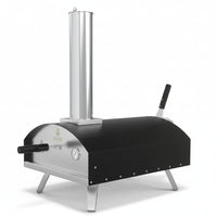 Portable Pizza Oven Built for Outdoor Cooking, 16 Inch Stone, Multi-Fuel Wood Gas, Stainless Steel