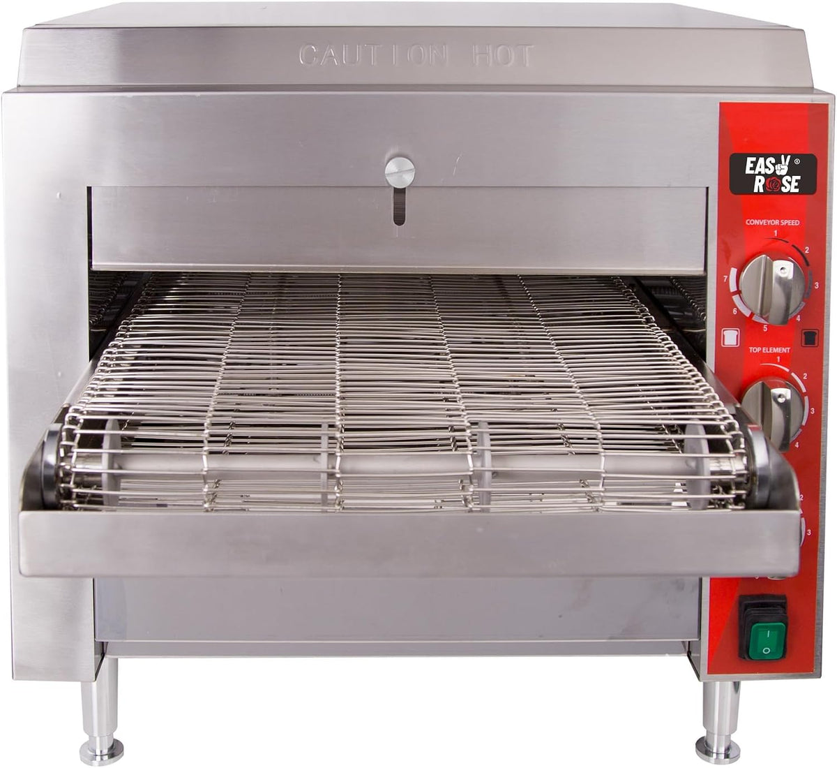 14″ Commercial Conveyor Pizza Oven, 3500W 208V Countertop Electric Oven with 14-Inch Belt, 6-20P Plug, for Fast Baking (60Hz)