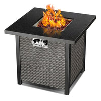 Outdoor Propane Fire Pit Table — Studio Shot